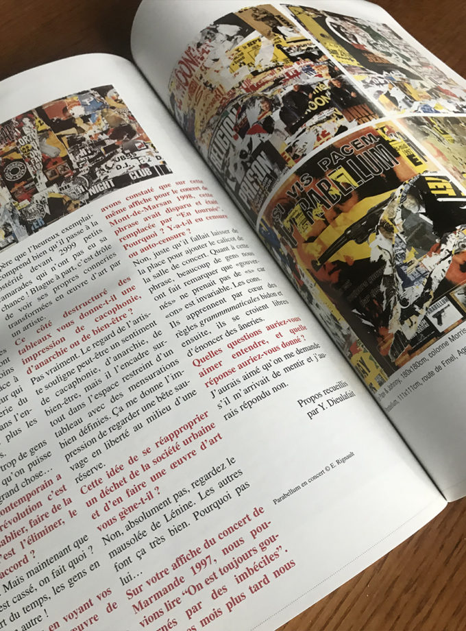 Jacques Villeglé / Pierre Henry - Le Grand Mix / Apparitions Concertées (catalogue / CD)