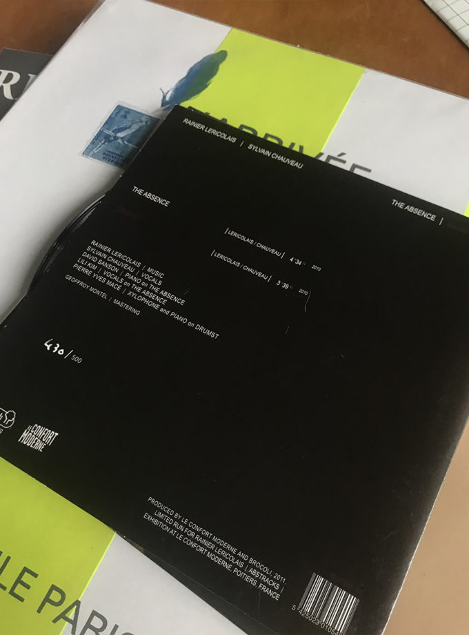 Rainier Lericolais - The Absence (sometimes repeated) (vinyl EP)