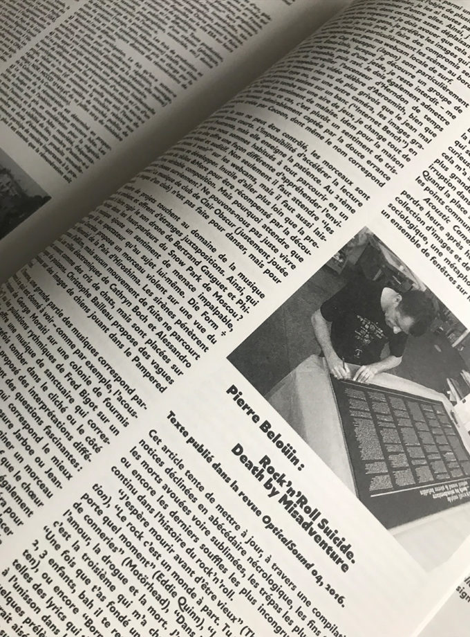 Pierre Beloüin - Optical Sound & Pierre Beloüin – 1997 → × (catalogue)